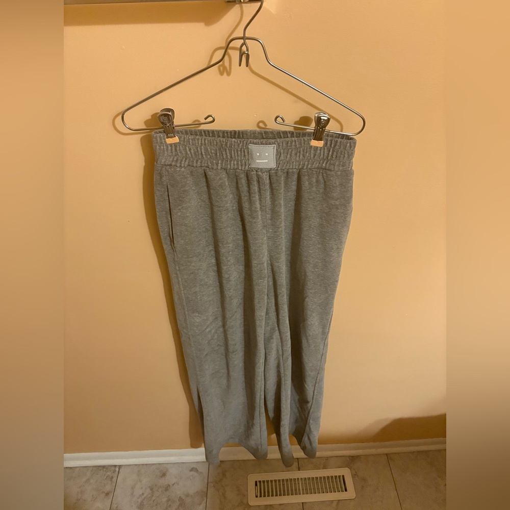 Acne Studios Niagara Face PSS17 Gray Sweatpants